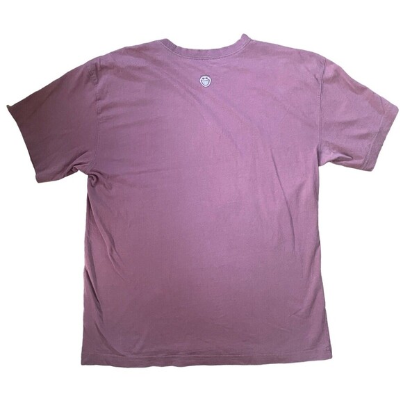 Life is Good Women's Shirt Small Short Sleeve Big Upside Mountain Graphic Nature - Picture 8 of 10